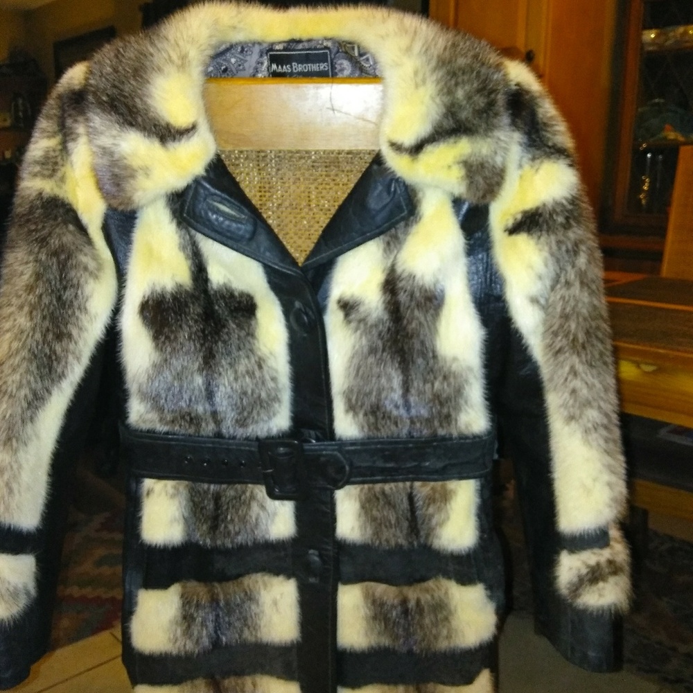 Mink fur coat